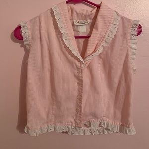 Vintage gingham tank